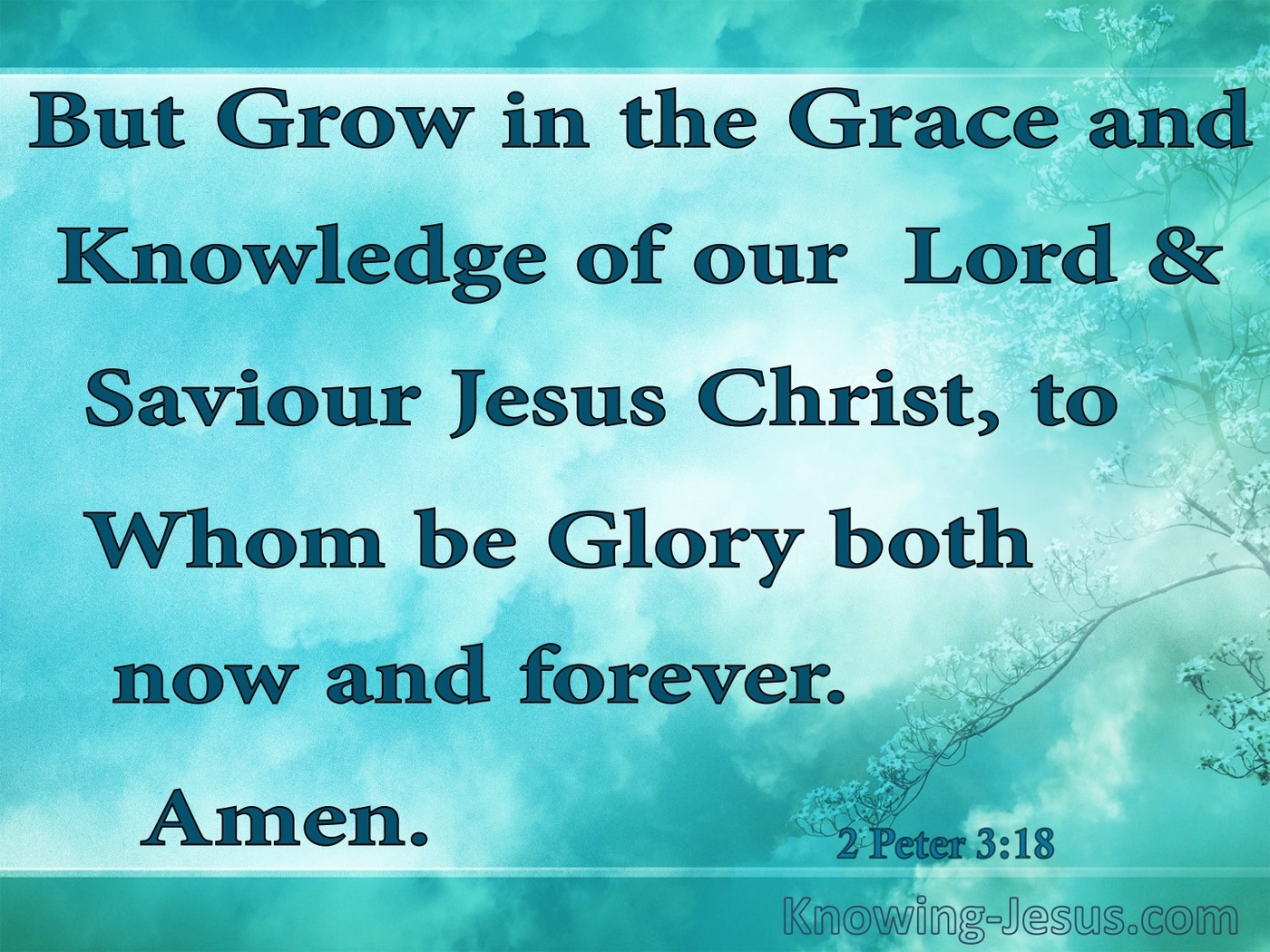 1 Peter 3:18 Faith and God’s Grace (devotional)04:19 (aqua)